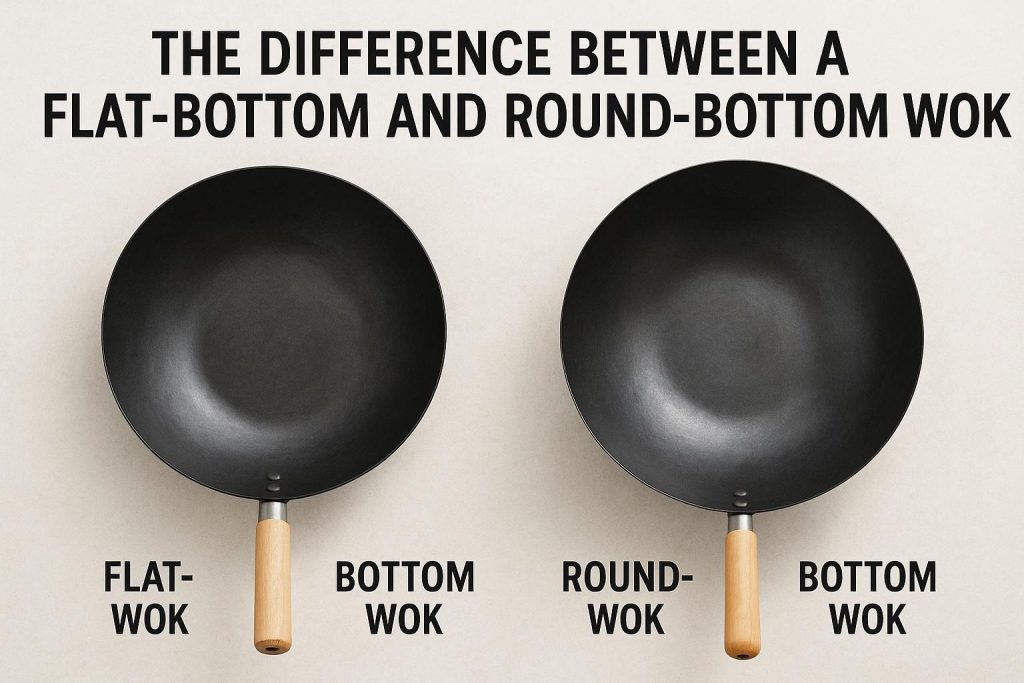 The Difference Between a Flat-Bottom and Round-Bottom Wok