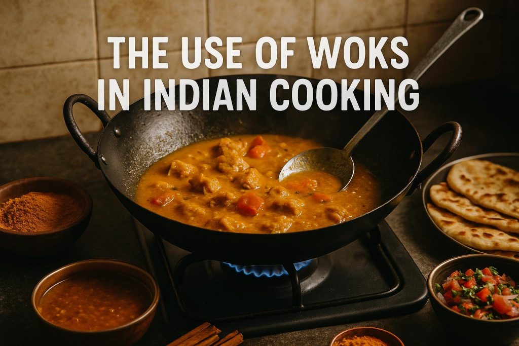 The Use of Woks in Indian Cooking