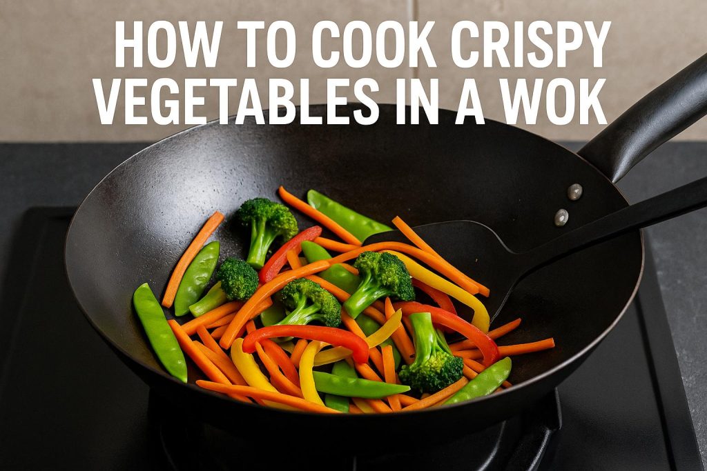 How to Cook Crispy Vegetables in a Wok