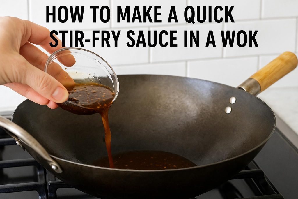 How to Make a Quick Stir-Fry Sauce in a Wok