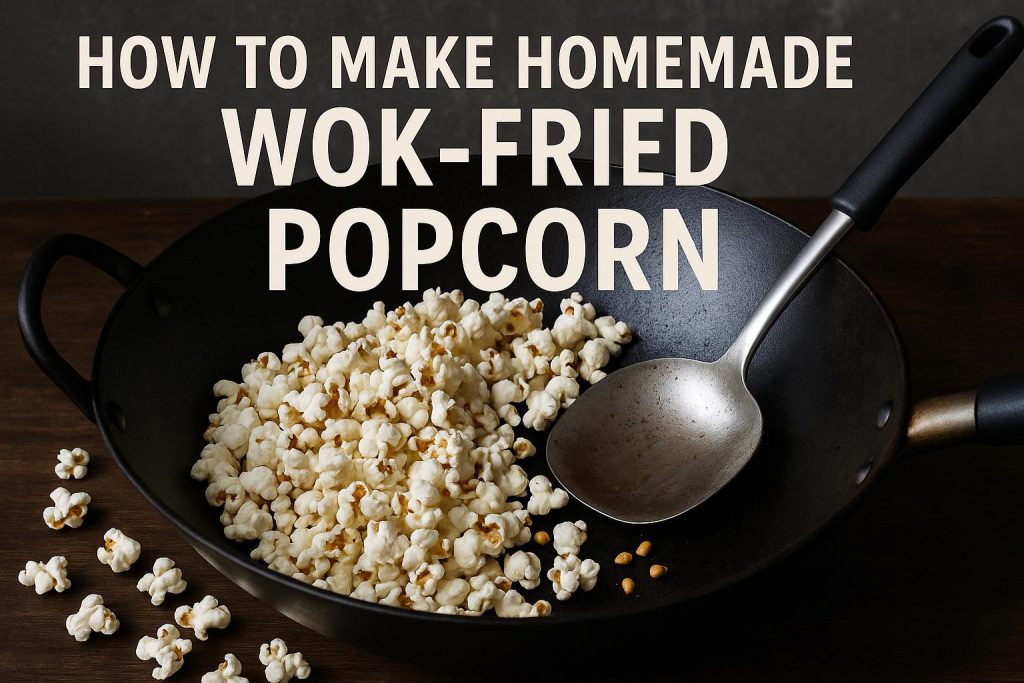 How to Make Homemade Wok-Fried Popcorn