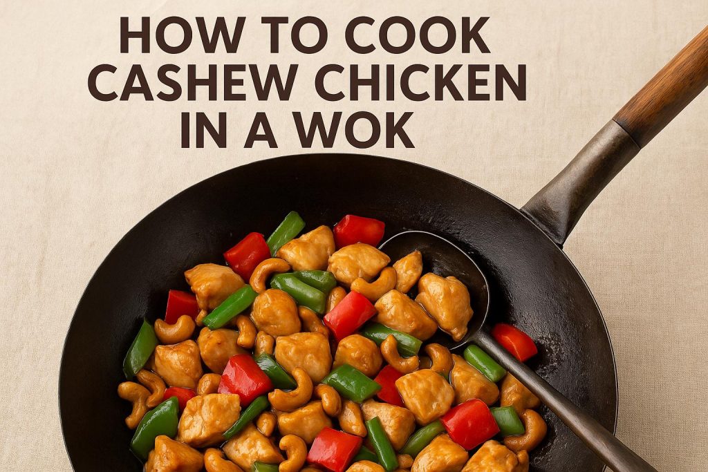 How to Cook Cashew Chicken in a Wok